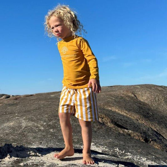 Swim Essentials UV Long Sleeved Rashie - Pure Tones Yellow