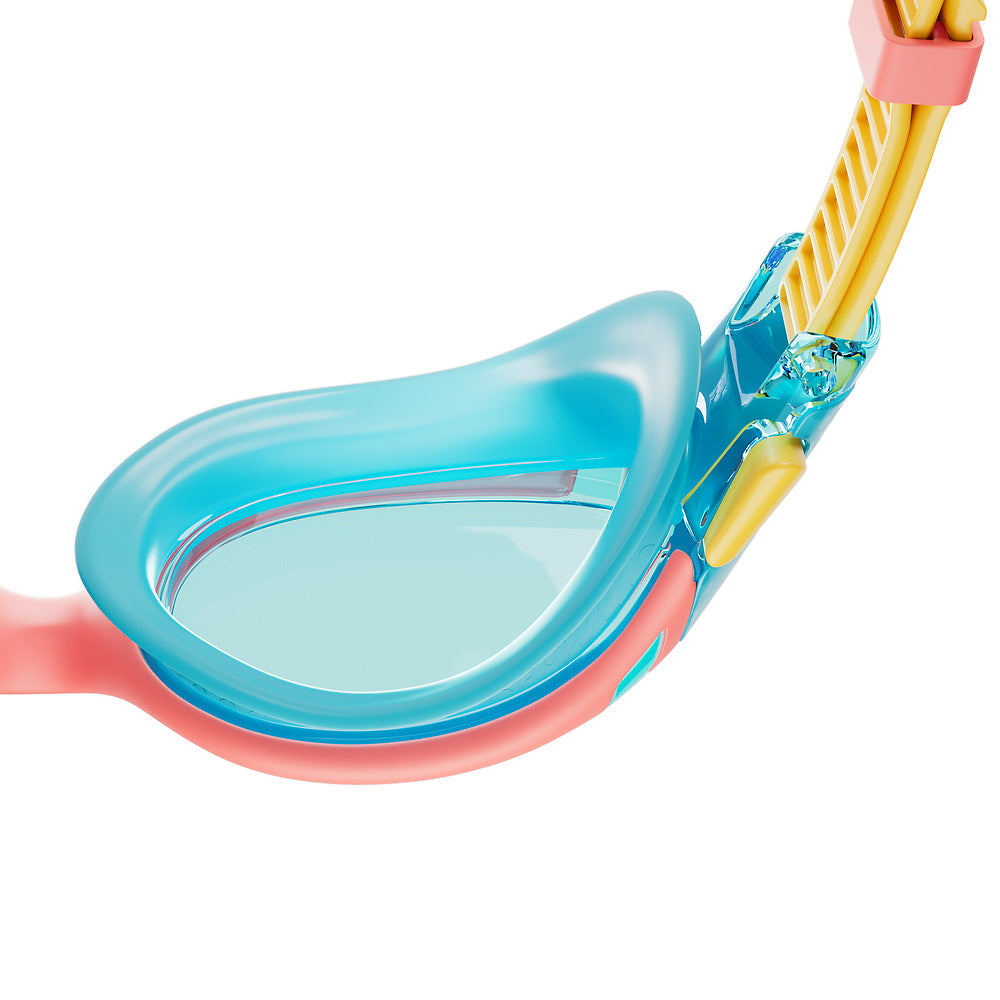 Speedo Biofuse Junior 2.0 Goggle - Bolt/Mango/Coral Beach/Blue