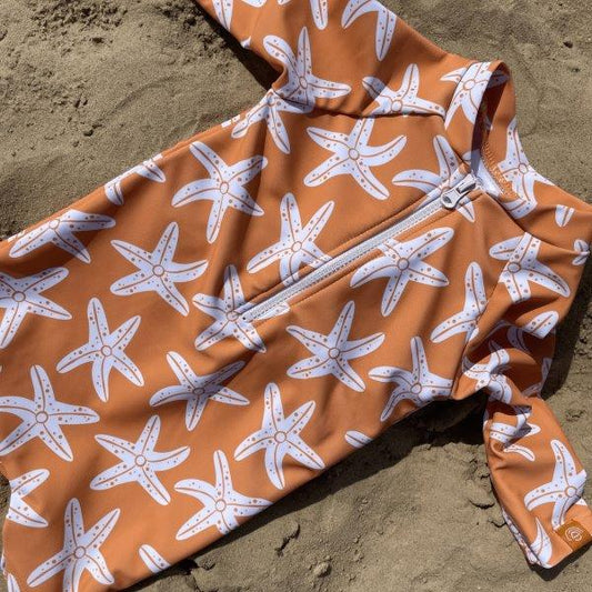 Swim Essentials Boys UV Long Sleeved Swimsuit - Sea Stars