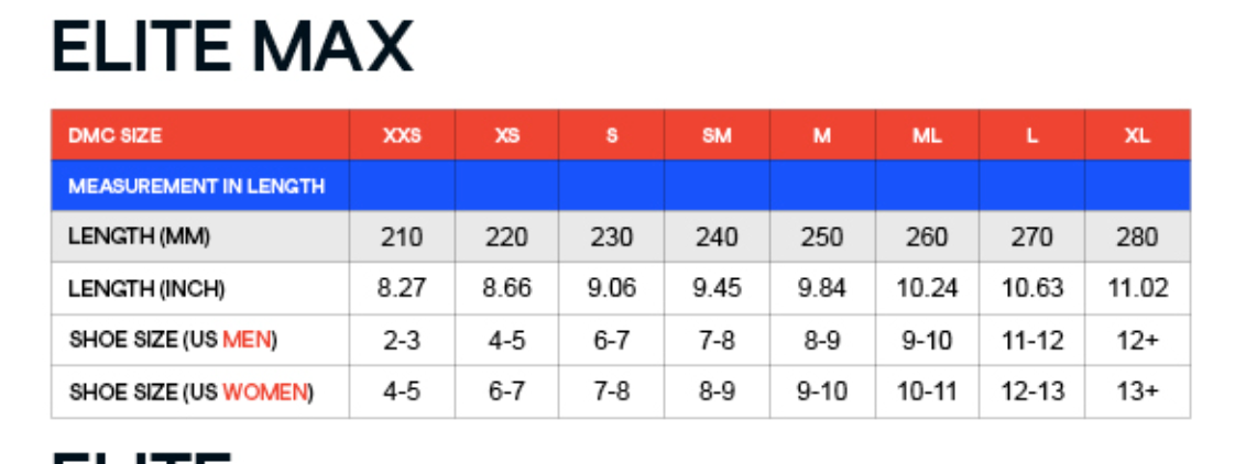 Speedo x DMC - Elite Max Fins - Blue