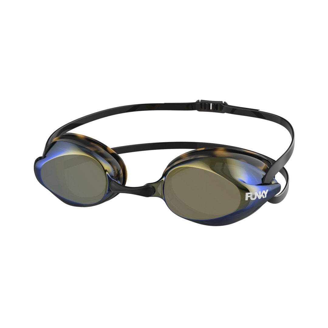 Funky - Training Machine Goggles - Cracked Gold Mirrored