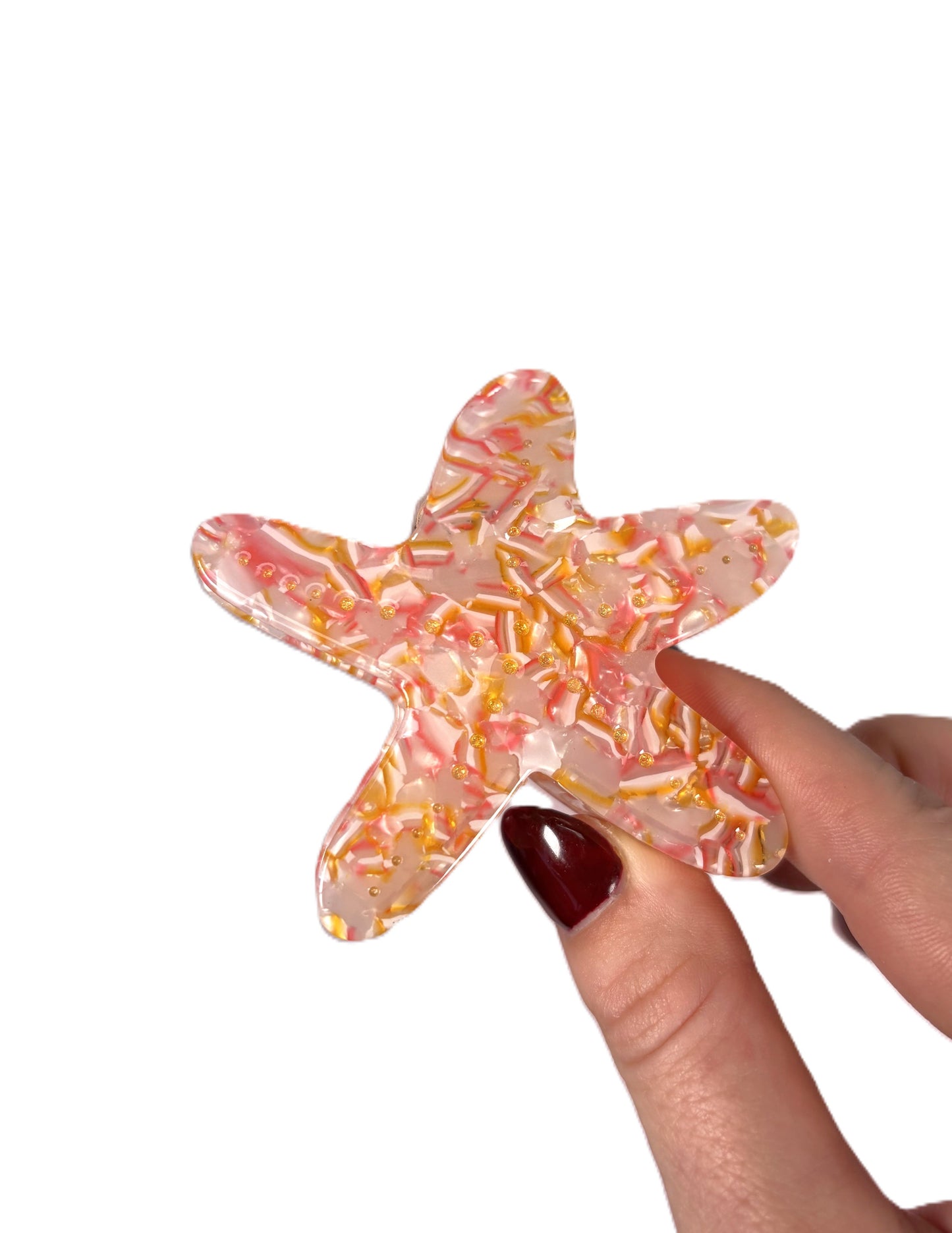 Star Fish Claw Clip - Pink