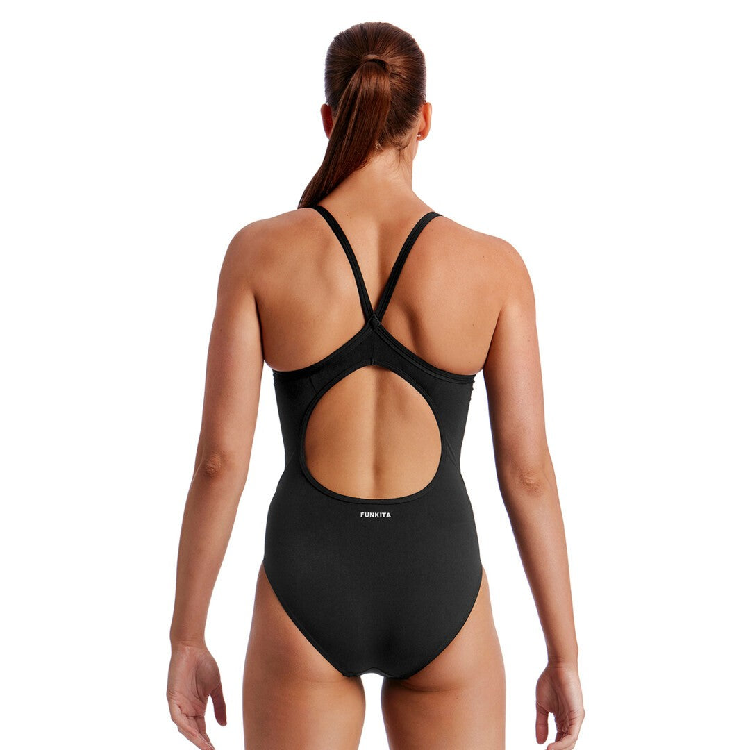 Funkita - Women’s diamond Secure One Piece - Still Black