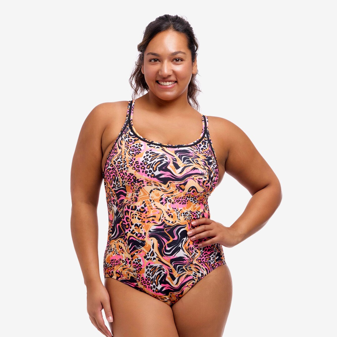 Funkita - Women’s Locked in Lucy One Piece - Tipsy Tiger
