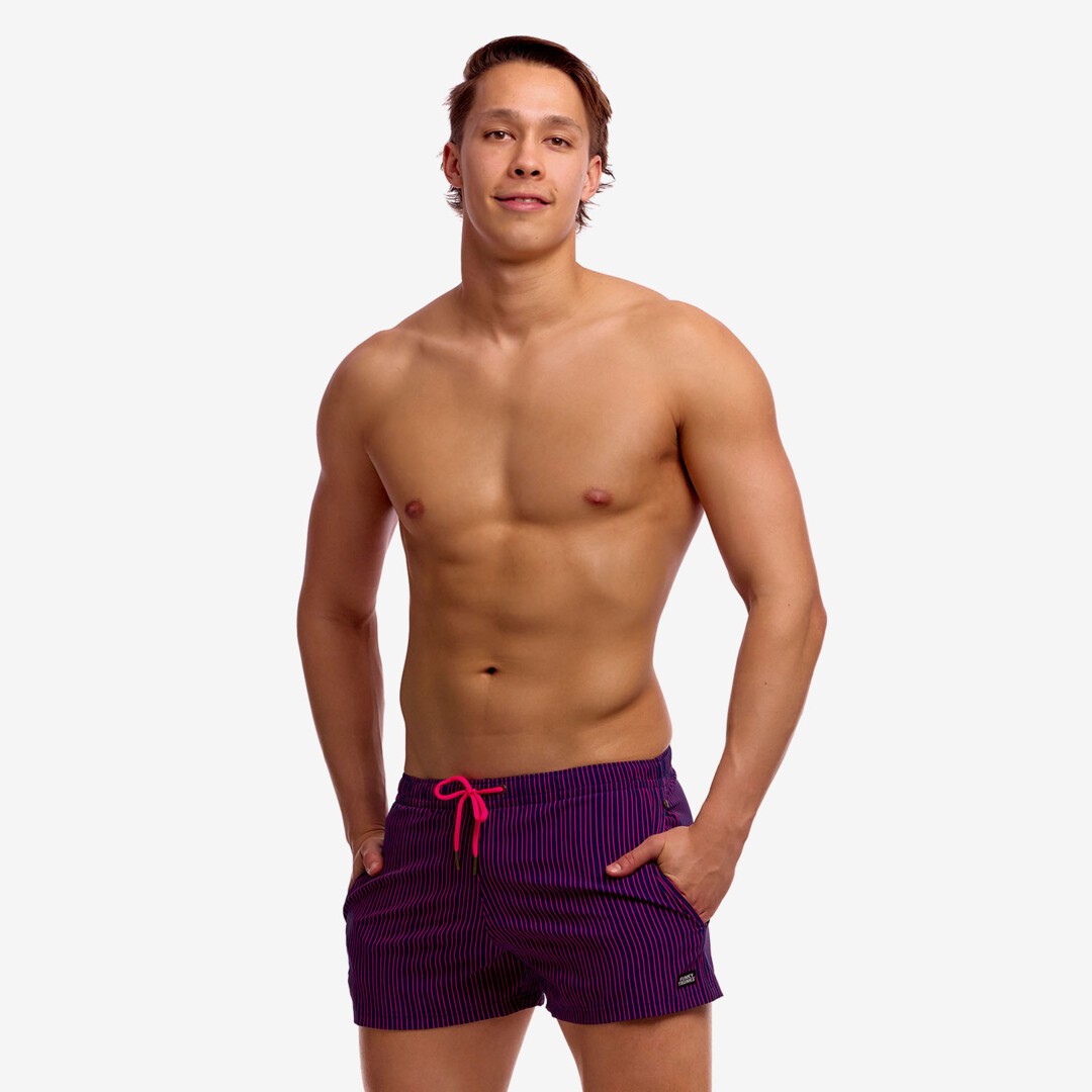 Funky Trunks - Men's Shorty Shorts - Peach Tea