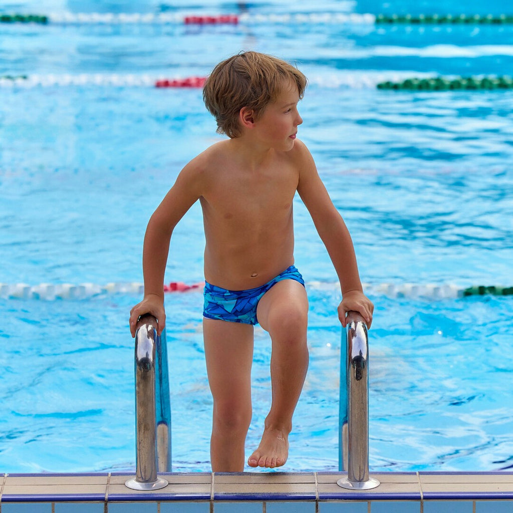 Funky Trunks - Toddler Boys Trunks - Try Blue