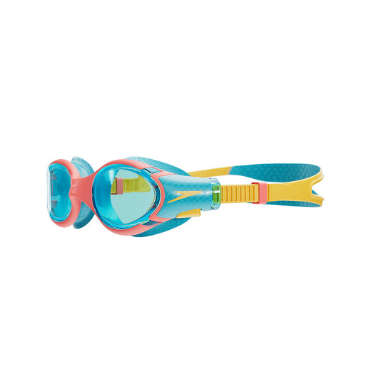Speedo Biofuse Junior 2.0 Goggle - Bolt/Mango/Coral Beach/Blue
