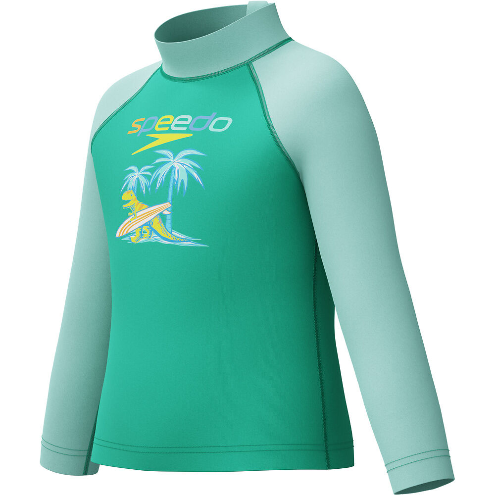 Speedo Infant Long Sleeve Rashtop - Marine Teal