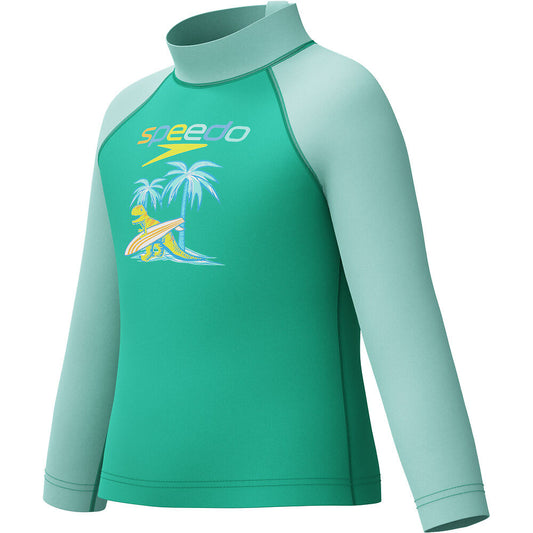 Speedo Infant Long Sleeve Rashtop - Marine Teal