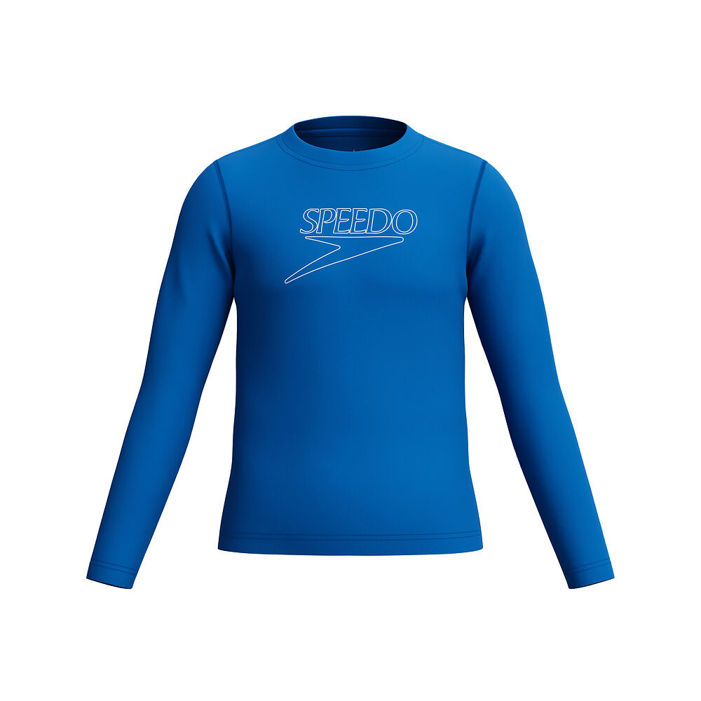 Speedo Unisex Long Sleeve Rash Top - Blue