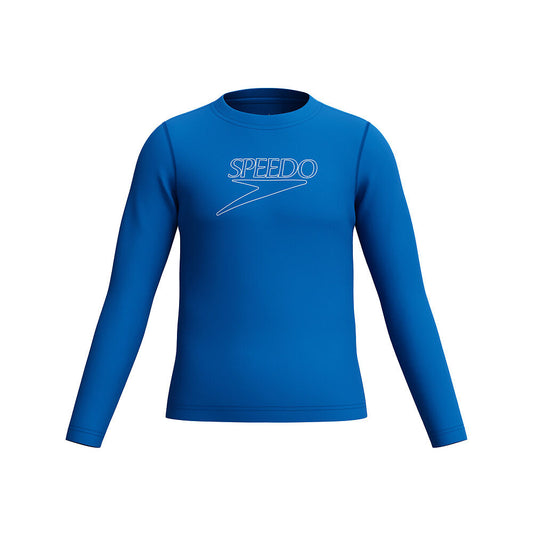 Speedo Unisex Long Sleeve Rash Top - Blue