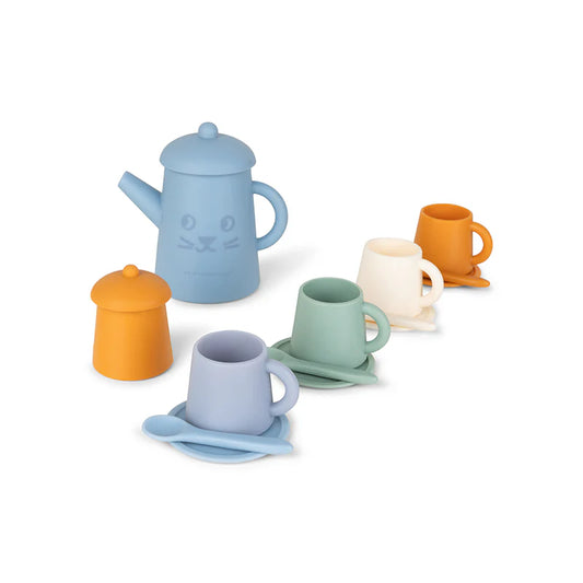 Silicone Play Tea Set - Pure Tones
