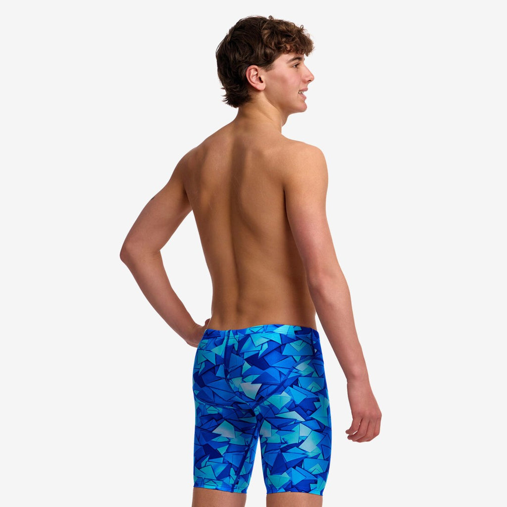 Funky Trunks - Boys Training Jammers - Try Blue