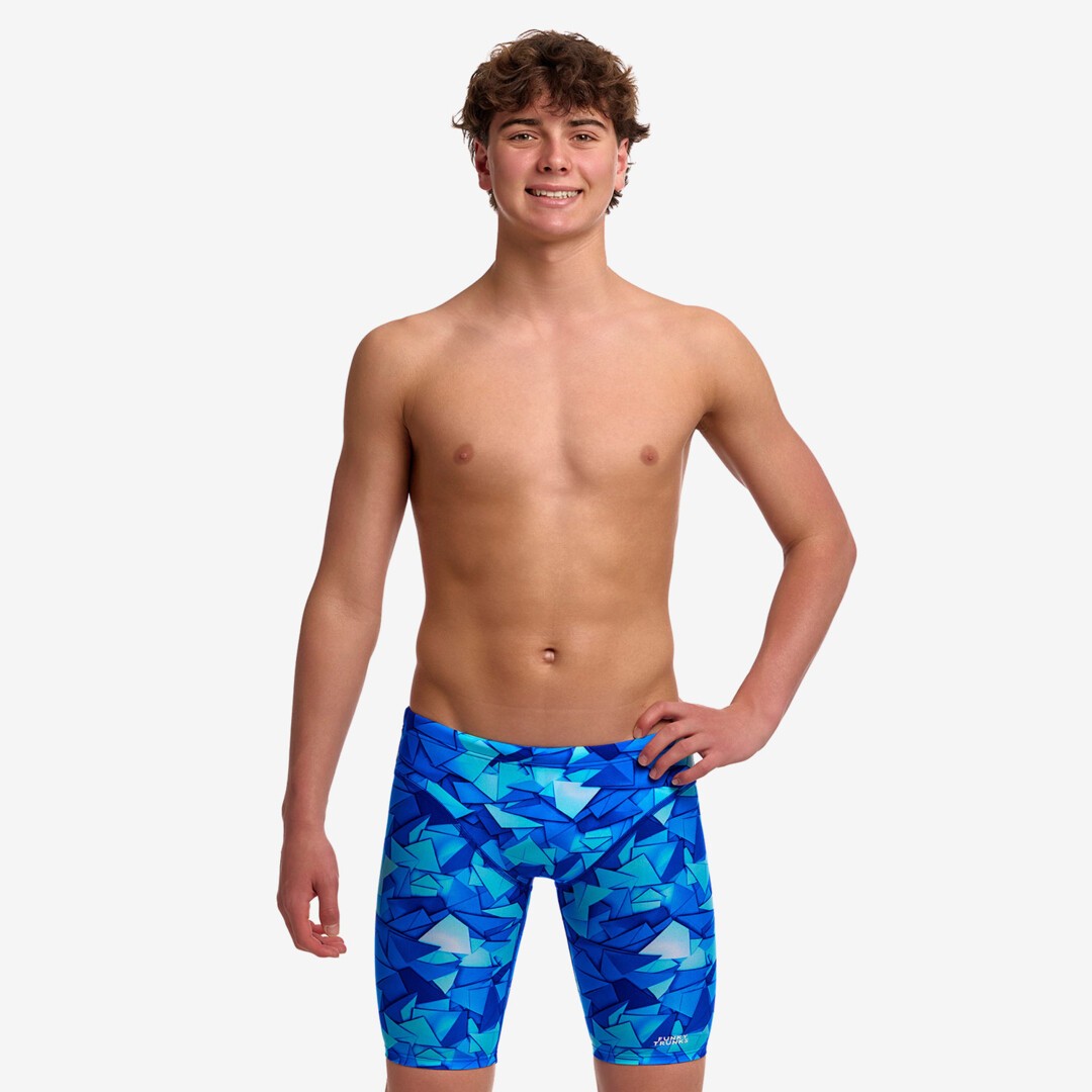 Funky Trunks - Boys Training Jammers - Try Blue