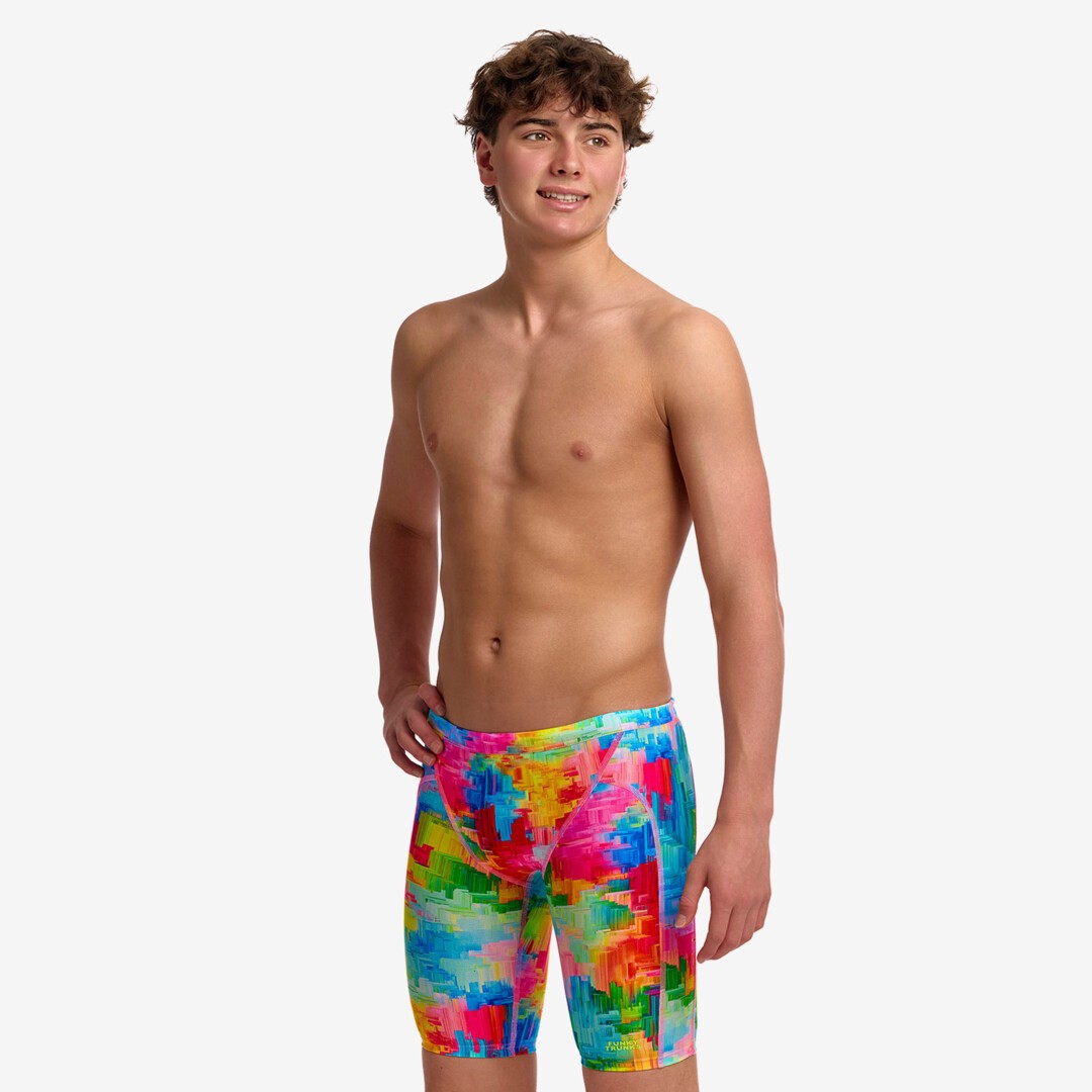 Funky Trunks - Boys Training Jammers - Falling Colours