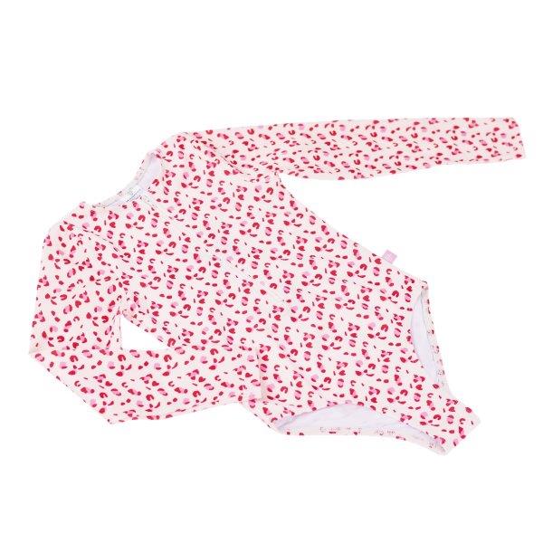 Swim Essentials - UV Long Sleeved Swimsuit Rashguard - Old Pink Leopard