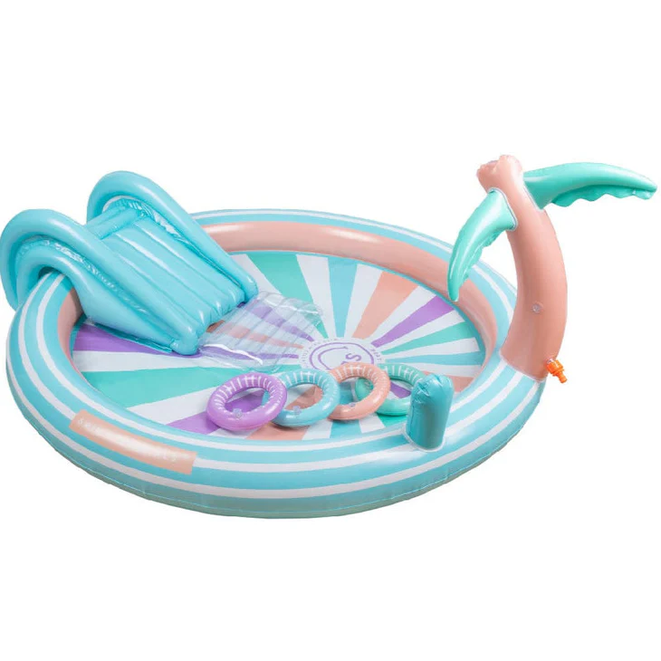 Swim Essentials Inflatable Adventure Pool - Hello Sunshine