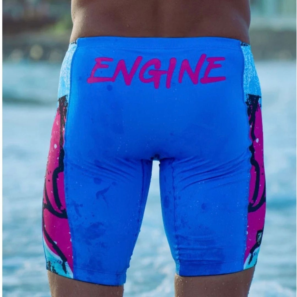 Engine - Boys Spliced Poly Jammers - Spindrift