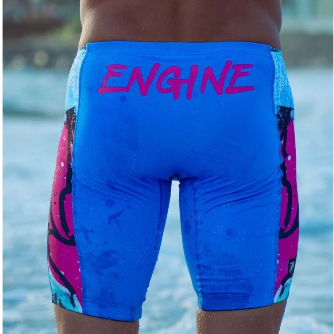 Engine - Boys Spliced Poly Jammers - Spindrift