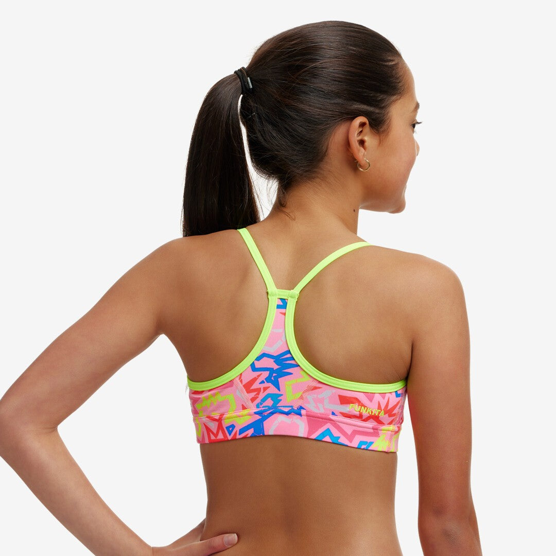 Funkita - Girls Racerback Two Piece - Rock Star