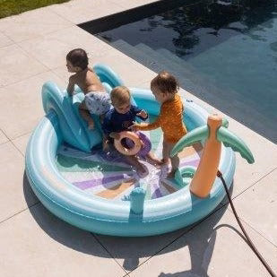 Swim Essentials Inflatable Adventure Pool - Hello Sunshine