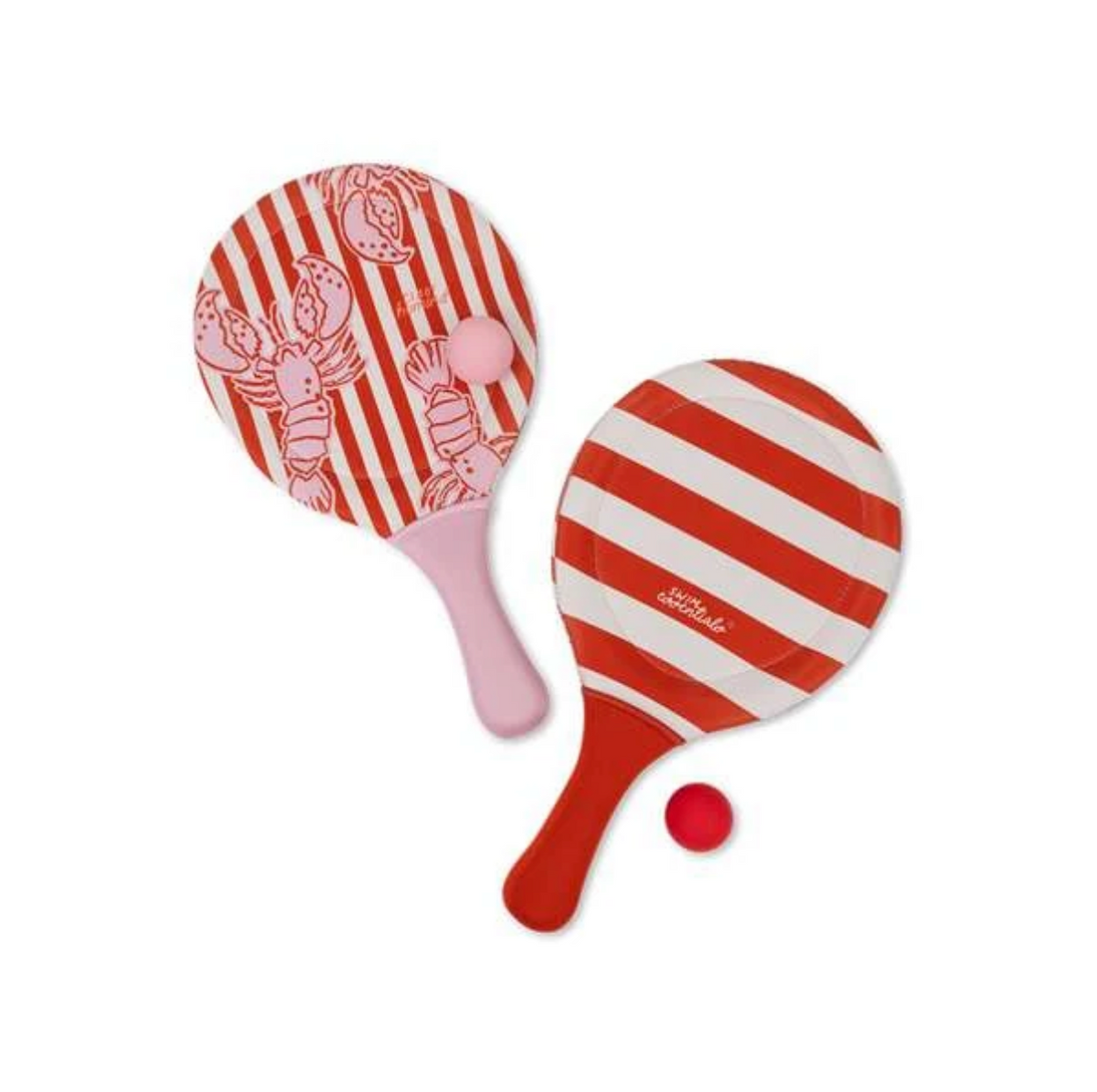 Swim Essentials Beach Tennis Set - Lobster Bay Pink