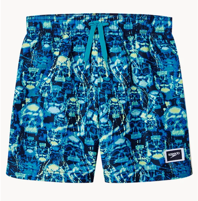 Speedo - Boys Board Shorts Volley 15" - Nightwatch/Citrusgrn