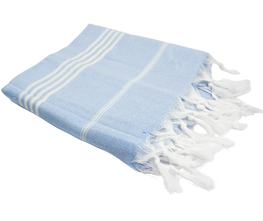 Turkish Towel - 190cm x 100cm Blue