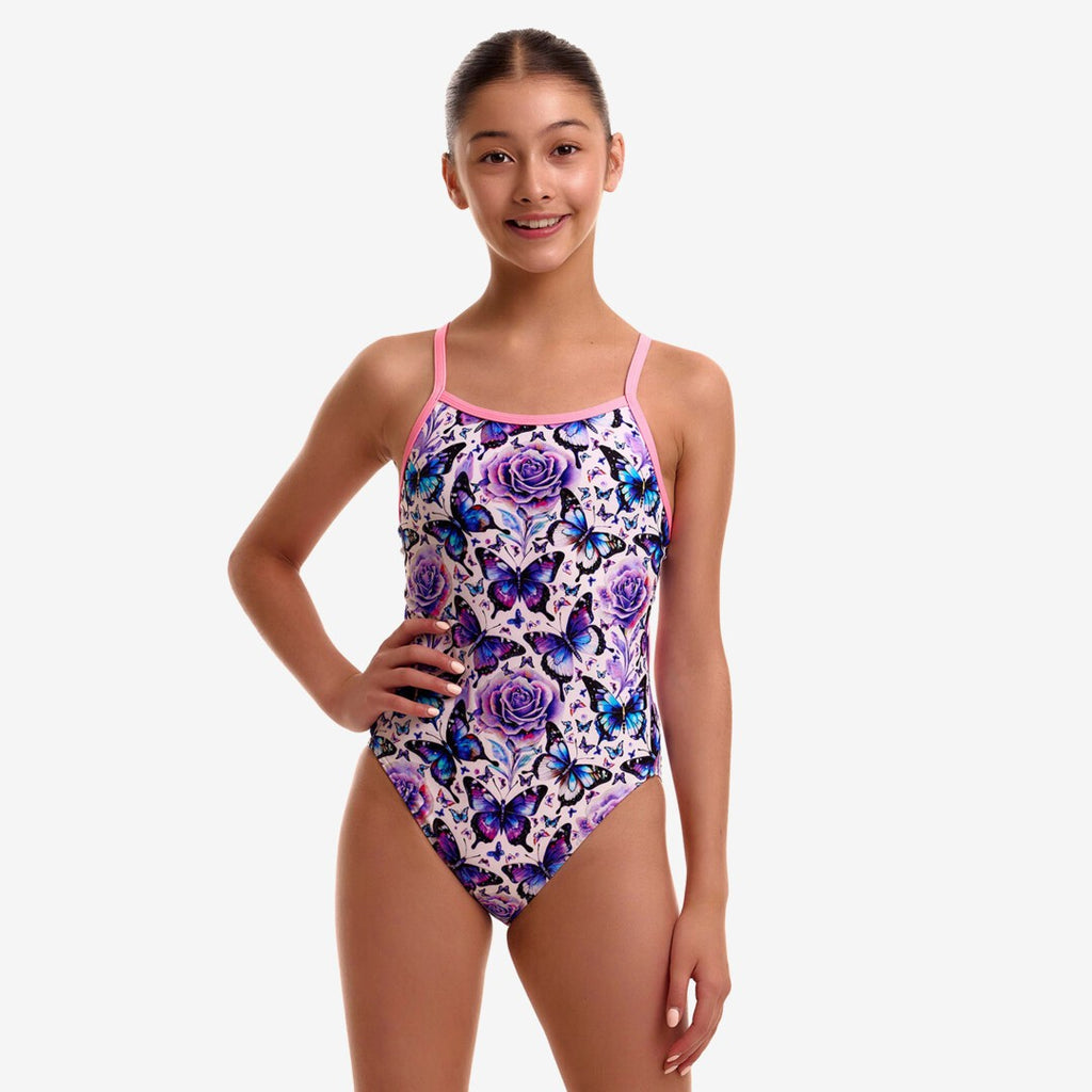 Funkita - Girls Single Strap One Piece Bathers - Wings to Fly