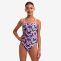 Funkita - Girls Single Strap One Piece Bathers - Wings to Fly
