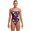 Funkita - Women’s Strapped In One Piece - Be Of Roses