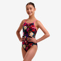 Funkita - Girls Diamond Back One Piece Bathers - Bed Of Roses