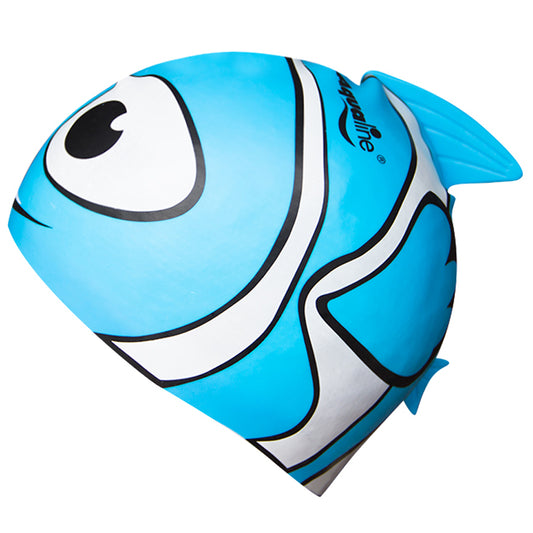 Aqualine - Junior Silicone Fish Cap - Blue