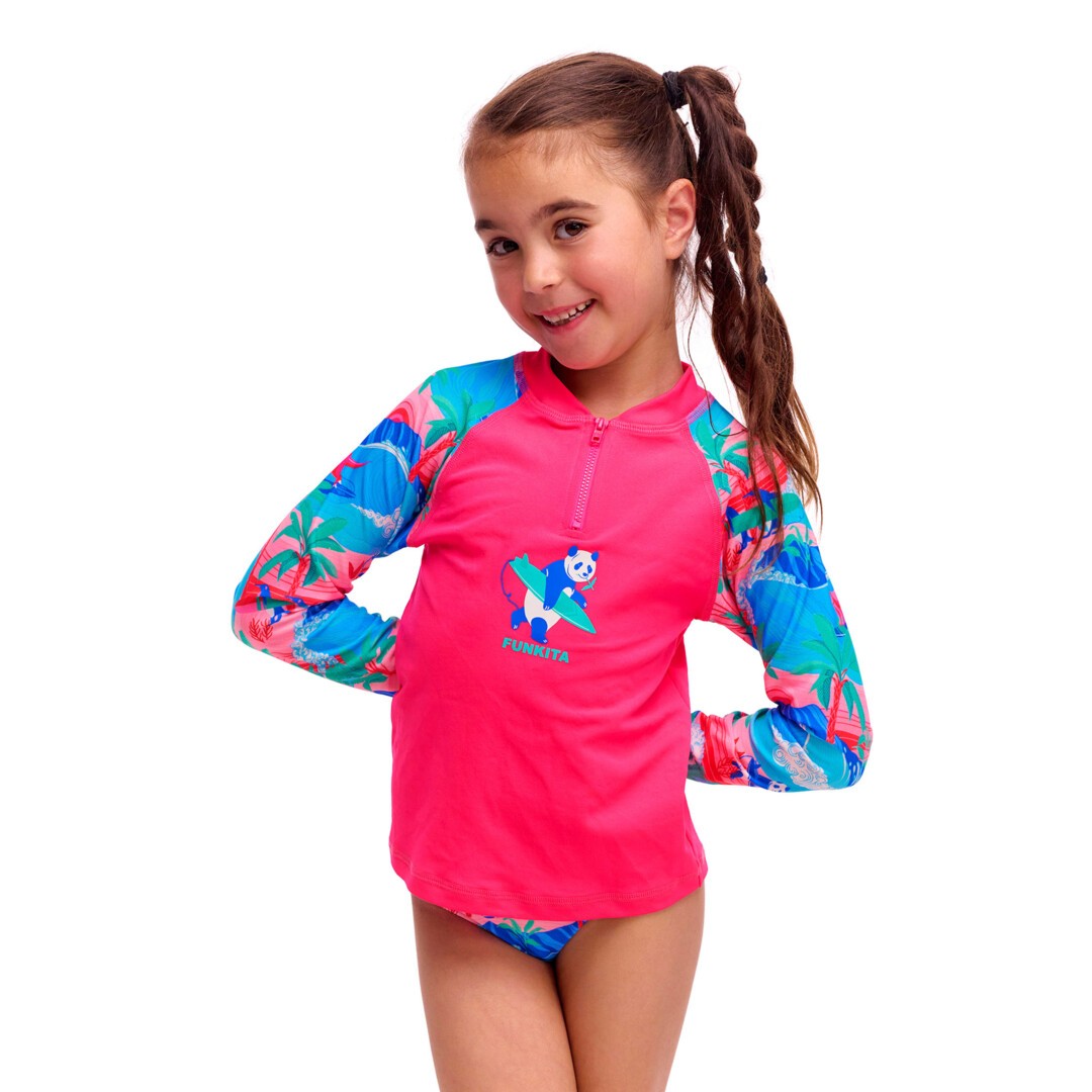 Funkita - Toddler Girls Zippy Rashie & Brief - Dudette