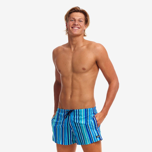 Funky Trunks Shorty Shorts - Lane Lines