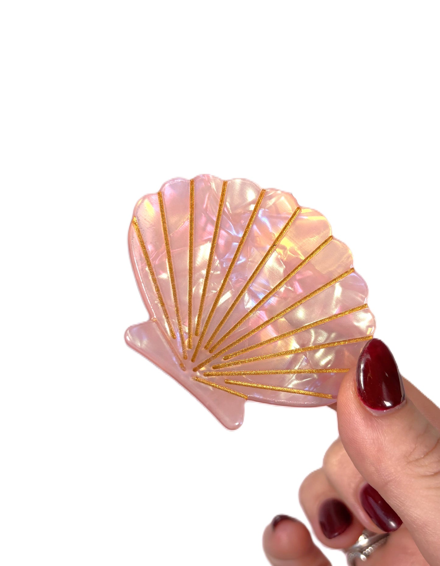 Clamshell Claw Clip Pink