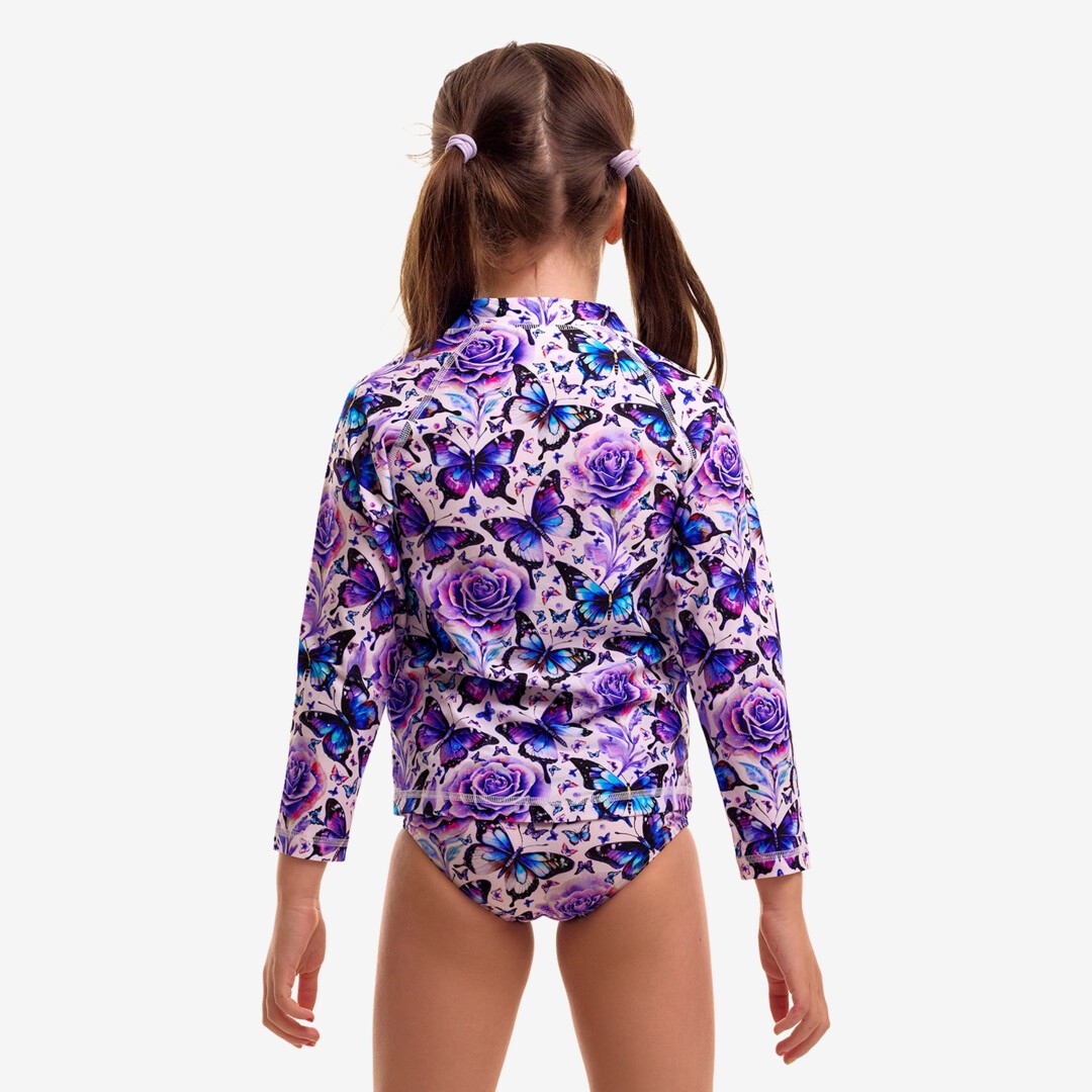 Funkita - Toddler Girls Zippy Rashie - Wings to Fly